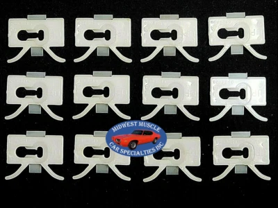Body Side Belt Fender Door Trim Molding Clip For Dodge D100 D150 D200 12pcs A - Image 1 of 4