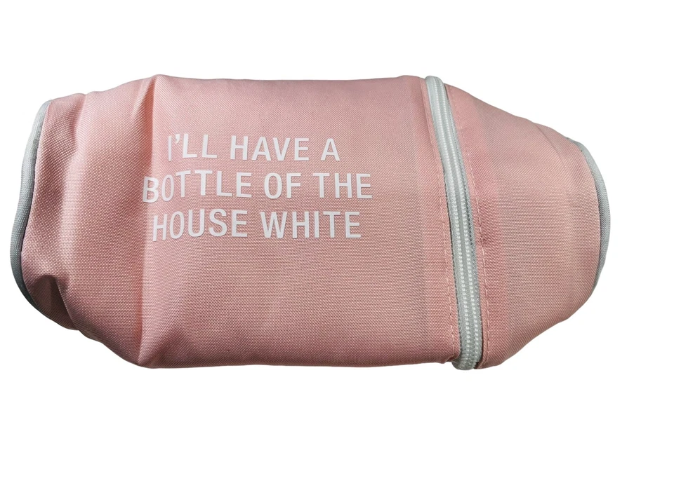 Bolsa de biberón bolsa calentador enfriador casa blanco rosa Foto 1 de 4