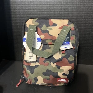 New Camo Artic Zone Lunch Box Bag Insulated  Includes Ice Pack Leak Proof Lining - Picture 1 of 12