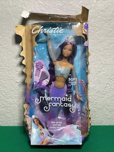 Muñeca Christie Sirena Fantasía Amiga de Barbie Pelo Púrpura Nueva con Caja Dañada - Imagen 1 de 12