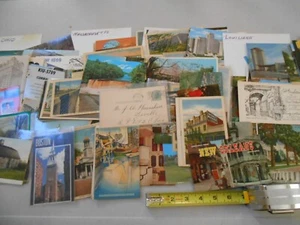 LOT / SET VINTAGE ANTIQUE POSTCARDS USED UNUSED OHIO LOUISIANA MASSACHUSETTS - Picture 1 of 9