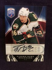 Pierre-Marc Bouchard 2009-10 Upper Deck Be A Player Auto, Minnesota Wild