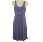 Soprano Purple Lace Rosette Pleated Fit & Flare Dress Size Jr M