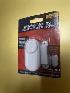 WINDOW & DOOR ALARM PIERCING SOUND EASY TO INSTALL BATTERIES INC. FREE S&H - Picture 1 of 1