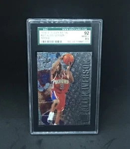 1996-97 Fleer Metal Allen Iverson #201 Rookie (SGC 92 NM-MT + 8,5) - Bild 1 von 2