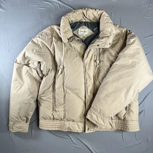St John’s Bay Vintage Puffer Jacket Cream XL - Picture 1 of 8