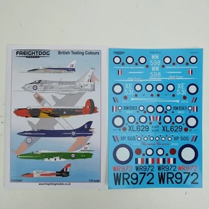 Freightdog Models FSD72020 1/72 British Testing Colours DECAL SHEET - Picture 1 of 7