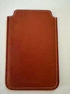 Paul Smith PS Tan Burnished Leather business Case/ Card holder Brand New - Picture 1 of 2