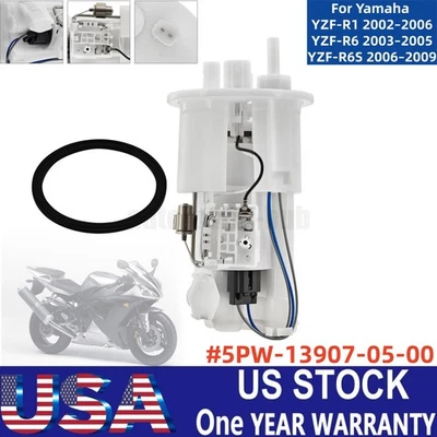 For 2002-2006 Yamaha YZF-R1 Fuel Pump Assembly 5PW-13907-05-00 FAST SHIPPING US Foto 1 de 4