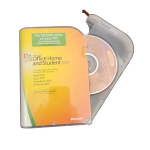 Microsoft MS Office Home and Student 2007 Word Excel PowerPoint - Picture 1 of 5