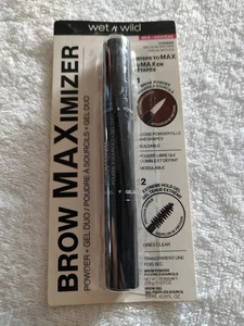 wet n wild Ultimate Brow Maximizer Powder + Gel Duo-Medium Brown - Picture 1 of 5