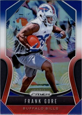 2019 Panini Prizm Prizms Red White and Blue #8 Frank Gore - FB - Image 1 of 2