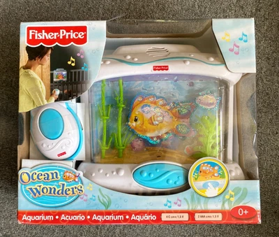 FISHER PRICE OCEAN WONDERS Aquarium Crib Play Lights & Sounds NIB NEW IN BOX Foto 1 de 4
