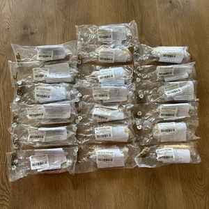 LOT of 19 Rejuvenation Vernon 4 inch Unlacquered brass bin pulls - Picture 1 of 4