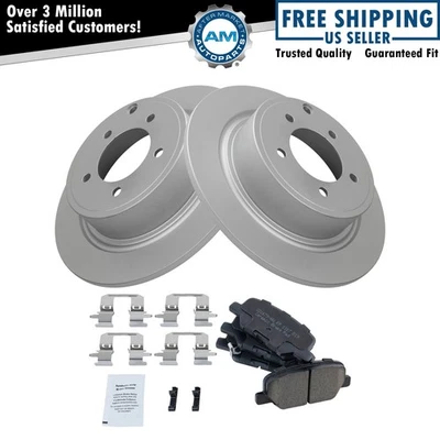 Kit de pastillas de freno trasero y rotor rotor de freno para Mitsubishi Outlander 2013 Foto 1 de 4