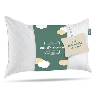 Inserto de almohada decorativo, relleno de plumón y pluma, funda 100 % algodón, 233... - Imagen 1 de 7