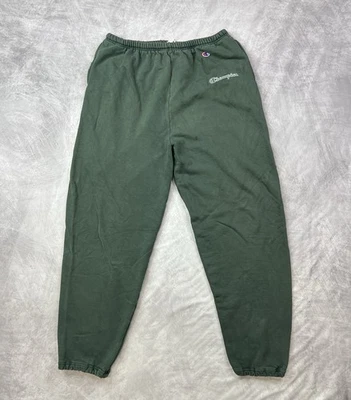 Pantalones deportivos Champion vintage de los 90 tejido inverso entrenamiento de fuerza talla L Foto 1 de 4