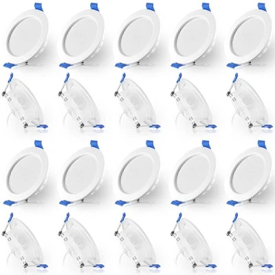 20X LED Einbaustrahler Dimmbar Einbauleuchten Flach Decken Einbau Spot Set NEW - Bild 1 von 4