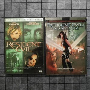 Resident Evil Deluxe Ed. / RE: Apocalypse Special - (DVD) - SET of 2 - VERY GOOD - Picture 1 of 7