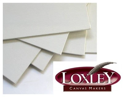 3 PANORAMIC 20" X 8" BLANK LOXLEY CANVAS ACRYLIC PAINTING BOARDS 508mm x 203mm