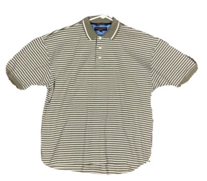 Tommy Hilfiger Polo Adult Mens Medium Striped Rugby - Imagen 1 de 10