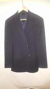 Luigi Bianchi 42R dark blue wool super 110s EUC - Picture 1 of 5