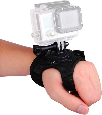 Action Camera Glove 360 Rotation Style Band Wrist Strap Mount Strip Belt Gopro - Image 1 of 4
