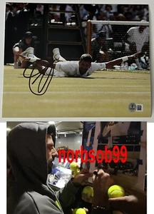 NOVAK DJOKOVIC SIGNED AUTOGRAPH 8x10 PHOTO E w/EXACT VIDEO PROOF & BECKETT COA - Picture 1 of 3