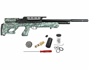 Hatsan BullBoss Limited Edition .25 Cal PCP Digital Green Camo Air Rifle - Picture 1 of 7