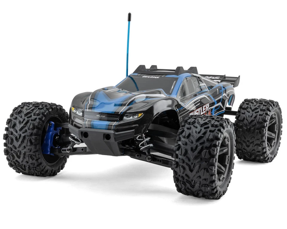 Traxxas 67164-4-BLUE - Rustler BL-2S 1/10 4X4 Stadium Truck RTR Blue