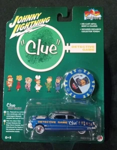 Johnny Lightning Pop Culture Clue 1951 Hudson Hornet Blue 1:64 NEW - Picture 1 of 9