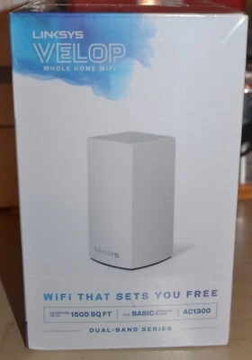 Linksys Velop AC1300 dual band series A1300 wi-fi wireless router new a0101-us - Image 1 of 4