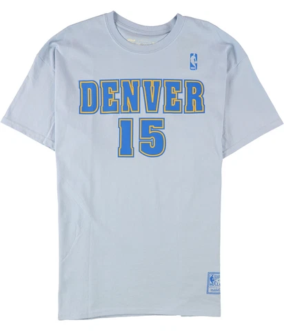 Mitchell & Ness Mens Denver Nuggets Team Graphic T-Shirt Cover