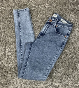 Bullhead Denim Co High Rise Skinniest Jeans Women's size 3 Distressed Blue - Picture 1 of 10