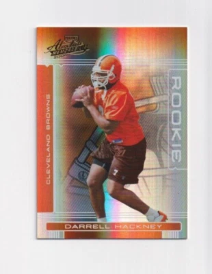 2006 Playoff Absolute Memorabilia ROOKIE # 155 Darrell Hackney BROWNS 358/999 - Image 1 of 2