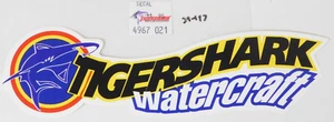 1 NEW Genuine Tigershark Jet Ski Watercraft Decal Emblem Sticker OEM Arctic Cat - Picture 1 of 3
