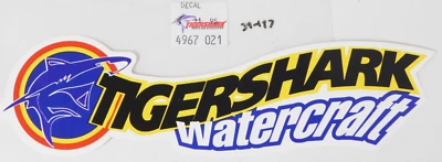 1 NUEVO Original Tigershark Jet Ski embarcación calcomanía emblema pegatina OEM Arctic Cat Foto 1 de 3