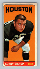 1965 Topps #68 Sonny Bishop GD-VG Houston Oilers Football Card