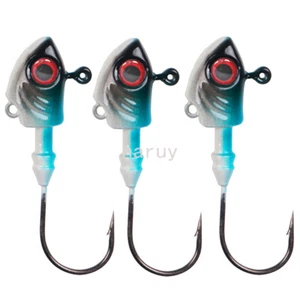 10 PIEZAS Cabezales de plantilla anzuelos de pesca cebo de natación señuelo de pesca 1/8 oz-1 oz - Imagen 1 de 14