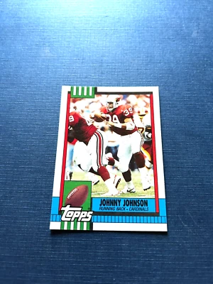 1990 Topps Traded Football Johnny Johnson Rookie Card #104T Factory Set Break NM - Image 1 of 2