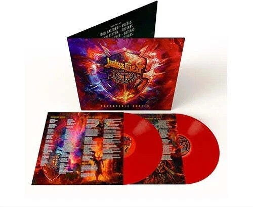 Judas Priest - Invincible Shield [Indie-Exclusive Red Vinyl] NEW Vinyl - Image 1 of 1