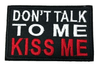 Patch Sew On Take Off Embroidered Clothing Hats Jackets Coat  Sign Message A325 - Image 1 of 3