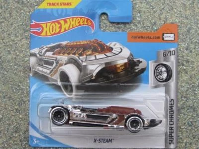 Hot Wheels 2018 #088/365 X-STEAM chrome / brown super chromes - Image 1 of 2