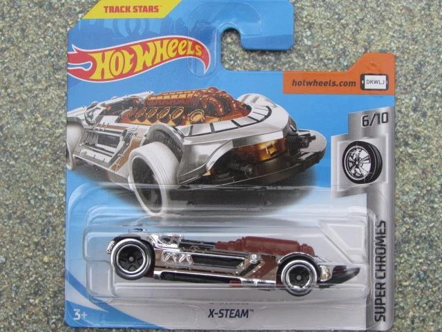 Hot Wheels 2018 #088/365 X-STEAM chrome / brown super chromes - Image 1 of 2