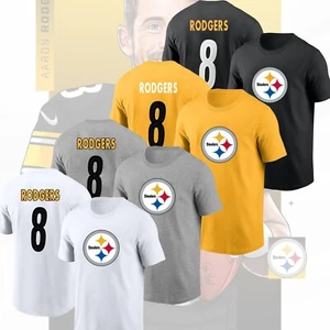 FAST SHIP!! Welcome A. Rodgers #8 Pittsburgh Steelers 2025 Player Name & Number - Picture 1 of 11