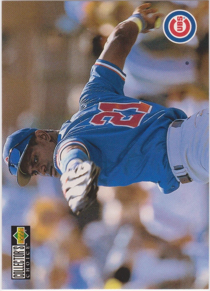 1996 Collector's Choice #403 Sammy Sosa Chicago Cubs Checklist Baseball Card - Image 1 of 1