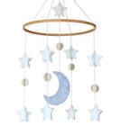 Baby Crib Mobile With Moon Star Felt Mobile Toy Hanging Ornament Kid Gift