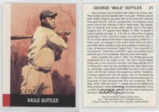 1990 Eclipse Stars of the Negro Leagues Mule Suttles #21 HOF