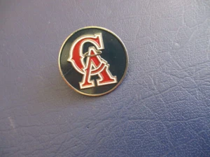 VINTAGE CALIFORNIA ANGELS MLB TEAM ENAMELED LAPEL PIN - Picture 1 of 2