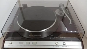 DENON DP-70M Direct Drive Turntable Manual Rare Bubinga Wood Fully Working - Picture 1 of 17